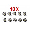 PACK 10 BOMBILLAS LED GU10 ELEGANCE COB 5W