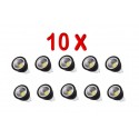 PACK 10 BOMBILLAS LED GU10 ELEGANCE COB 5W