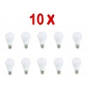 PACK 10 BOMBILLAS LED E27 A60 7W