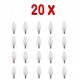 PACK 20 BOMBILLAS LED E14 VELA 6W