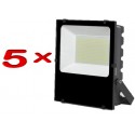 LOTE DE 5 PROYECTORES LED LUMILEDS PROFESIONAL SMD 200W 26.000LUMENS