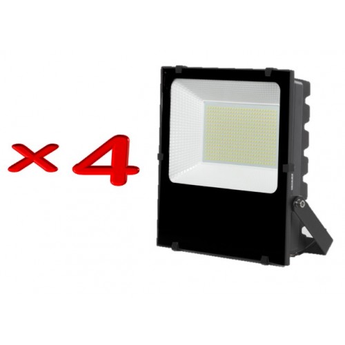 LOTE DE 4 PROYECTORES LED LUMILEDS PROFESIONAL SMD 200W 26.000LUMENS