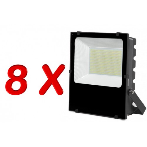 LOTE DE 8 PROYECTORES LED LUMILEDS PROFESIONAL SMD 200W 26.000LUMENS