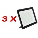 PACK DE 3 PROYECTORES LED SLIM SMD 100W