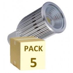 PACK 5 BOMBILLAS MR16 COB 10W 12V