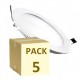 PACK 5 UNIDADES PLACA LED CIRCULAR 18W