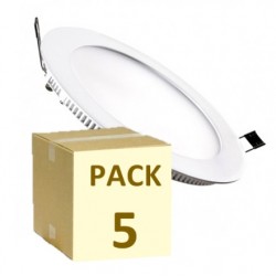 PACK 5 UNIDADES PLACA LED CIRCULAR 18W